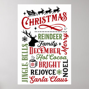 Póster Metro de navidades