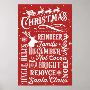 Póster Metro de navidades