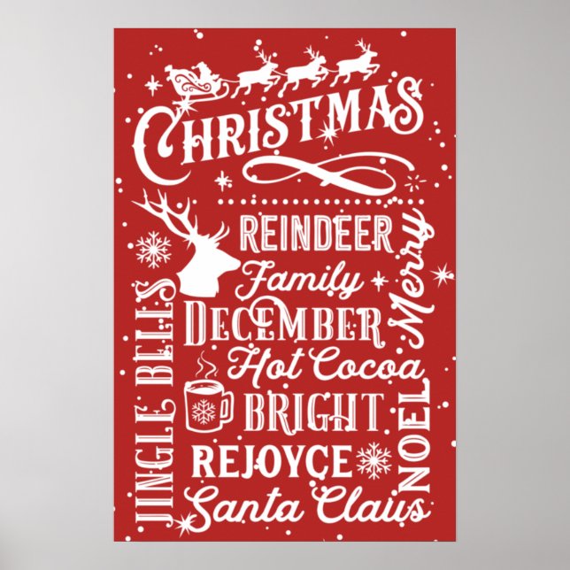 Póster Metro de navidades (Frente)