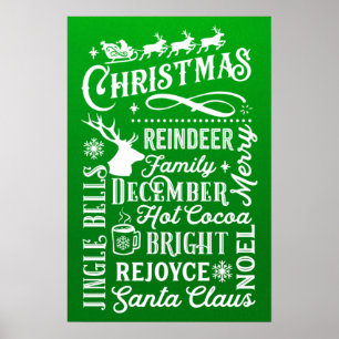 Póster Metro de navidades