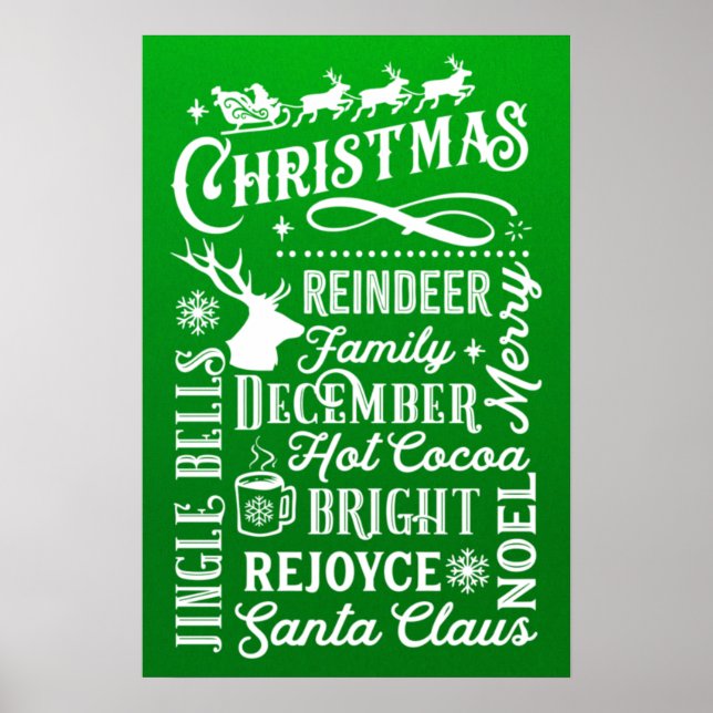 Póster Metro de navidades (Frente)