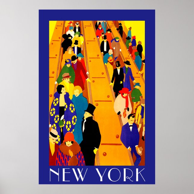 Póster Metro de Nueva York (Frente)