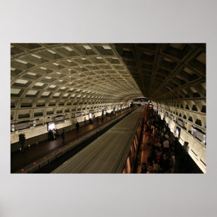 Póster Metro en Washington, D.C.