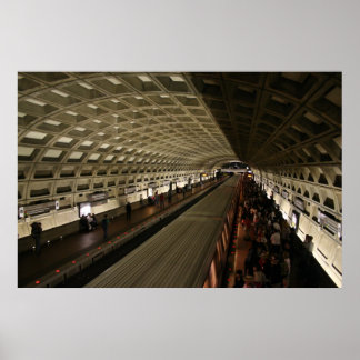 Póster Metro en Washington, D.C.