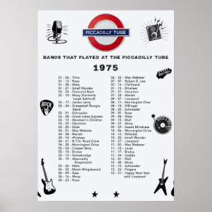Póster Metro Piccadilly - 1975