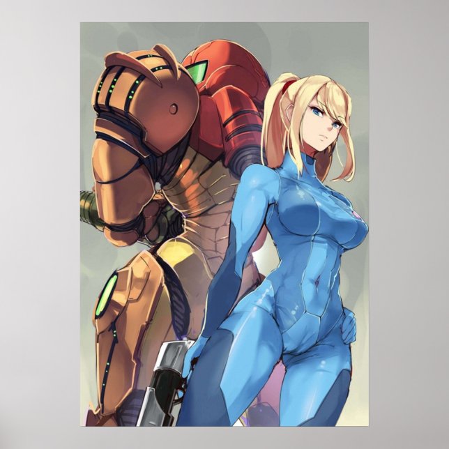 Póster Metroid Samus Aran (Frente)