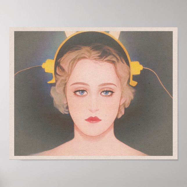 Póster Metropolis (1927) - Maria y The Machine Art (Frente)