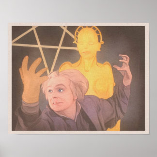 Póster Metropolis (1927) - Revelación del inventor
