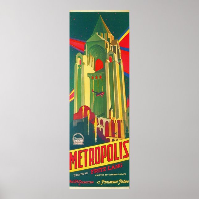 Póster METROPOLIS dirigida por Fritz Lang 1927 Hollywood  (Frente)