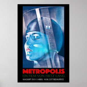 Póster METROPOLIS Ein Film Von Fritz Lang Viejo Film Alem