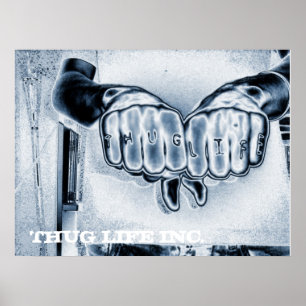 PÓSTER METTALIC THUG LIFE, THUG LIFE INC.