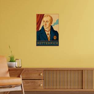 Póster Metternich: Afiche moderno de época
