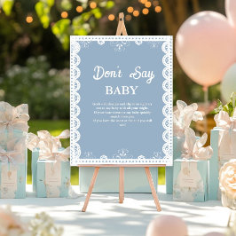 Póster Mexica talavera no le diga a su bebé señuelo Showe