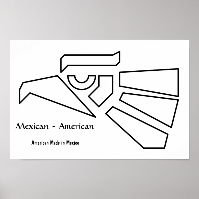 Póster Mexican-American (Frente)