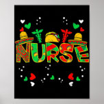Póster Mexican Nurse Taco Cinco De Mayo Nurse Life<br><div class="desc">Mexican Nurse Taco Cinco De Mayo Nurse Life Gift. Perfect gift for your dad,  mom,  papa,  men,  women,  friend and family members on Thanksgiving Day,  Christmas Day,  Mothers Day,  Fathers Day,  4th of July,  1776 Independent day,  Veterans Day,  Halloween Day,  Patrick's Day</div>