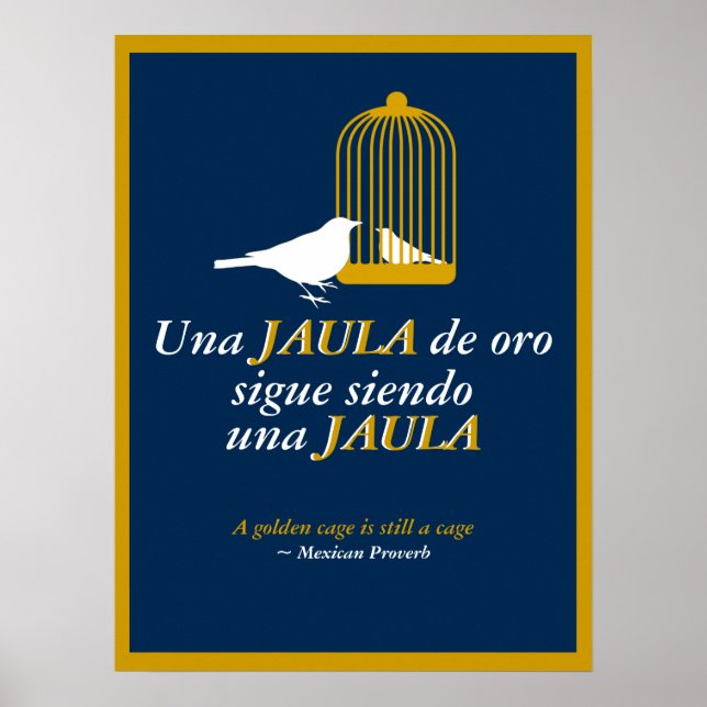 Póster Mexican Proverb 2 (Frente)