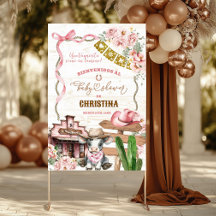 Mexican Spanish Cowgirl Welcome Sign