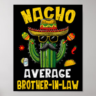 Póster Mexicano Cinco De Mayo Nacho Cuñado Promedio