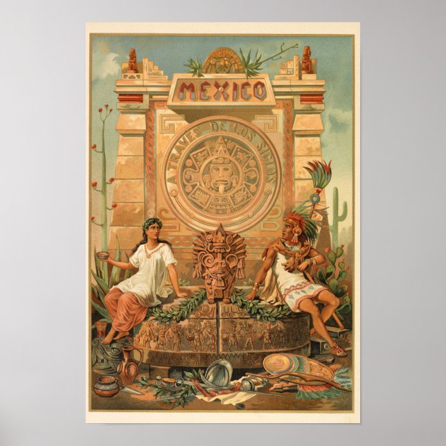 Póster México a través de los siglos (Frente)