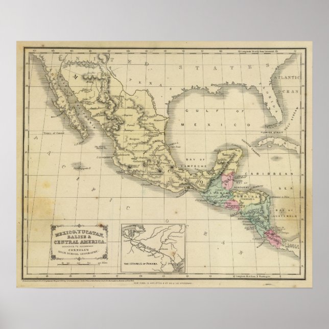 Póster México, América Central (Frente)
