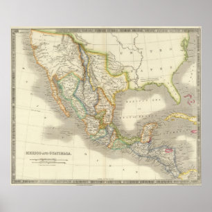 Póster Mexico and Guatamala