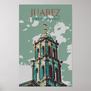 Póster México, Catedral de Ciudad Juárez, Chihuahua Post