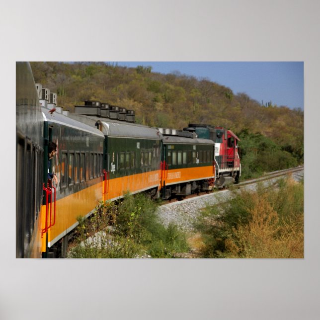 Póster México, Chihuahua, cañón de cobre. Vistas desde (Frente)