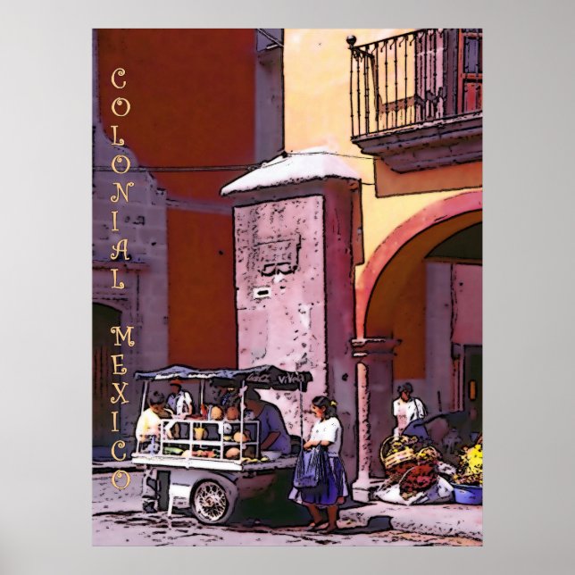 Póster MÉXICO COLONIAL, poster (Frente)