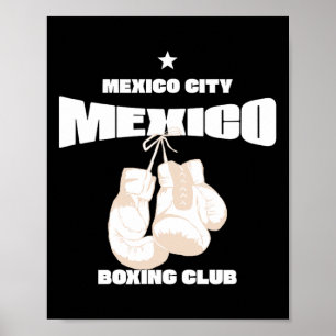 Póster México D.F. Club de Boxeo México - Boxeo 1