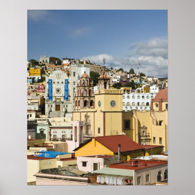 Póster México, Estado de Guanajuato, Guanajuato. Basílica (Frente)