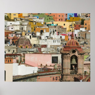 Póster México, Estado de Guanajuato, Guanajuato. Templo d