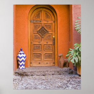 Póster México, estado de Guanajuato, San Miguel. Casa de 