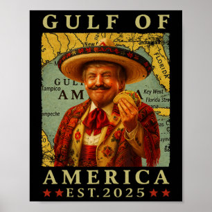 Póster México México Del Golfo De Estados Unidos México F