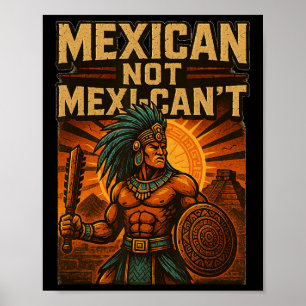Póster México no mexicano-no puede ventilar Cinco De Mayo