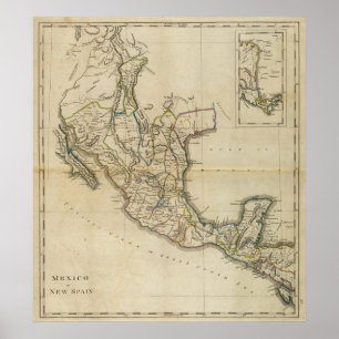 Póster México o Nueva España