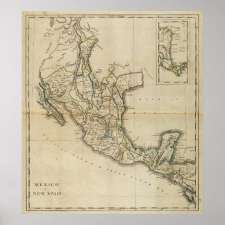 Póster México o Nueva España