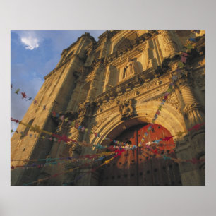Póster Mexico, Oaxaca, Templo de San Felipe de Neri 2