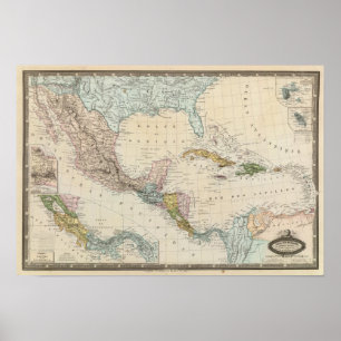 Póster México, Panamá, America Central