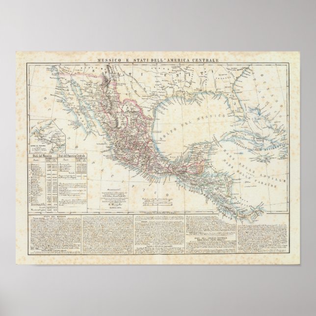 Póster México, Panamá, Centroamérica (Frente)
