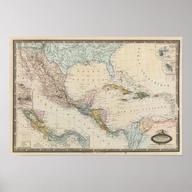 Póster México, Panamá, Centroamérica (Frente)