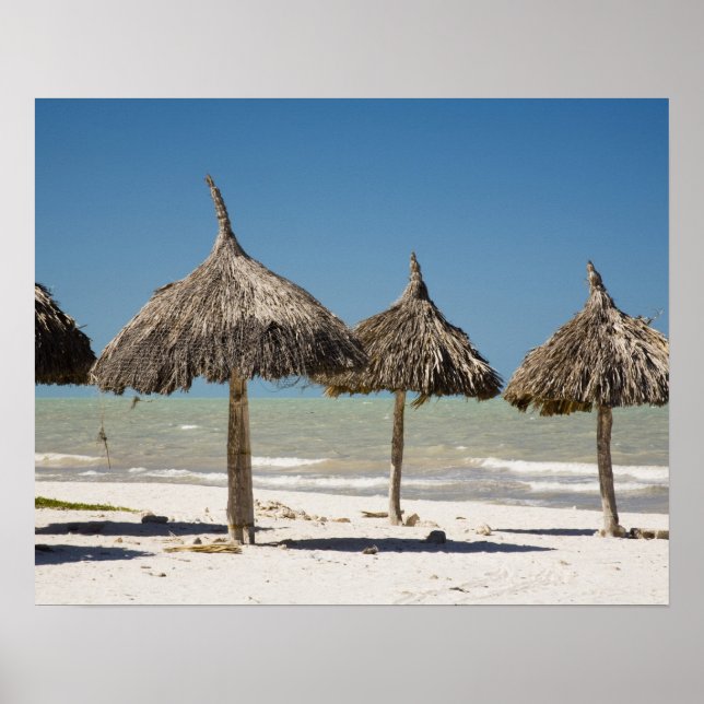 Póster México, Península de Yucatán, Progreso. Pañuelo (Frente)