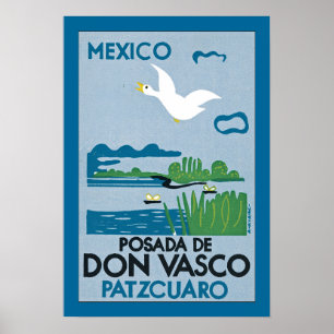 Póster México - Posada de Don Vasco