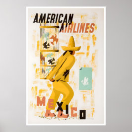 Póster Mexico Print Mexican Art American Travel Poster