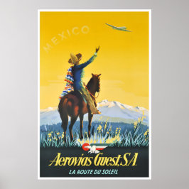 Póster Mexico Print Travel Poster Mexican Print (XR2674)a