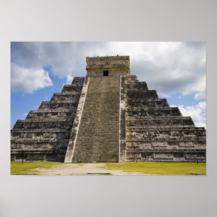 Póster México, Quintana Roo, cerca de Cancún, Chichén 