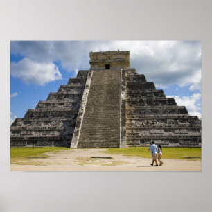 Póster México, Quintana Roo, cerca de Cancún, Chichén 2