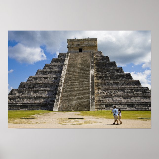 Póster México, Quintana Roo, cerca de Cancún, Chichen 2 (Frente)