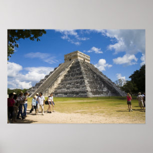 Póster México, Quintana Roo, cerca de Cancún, Chichen 4