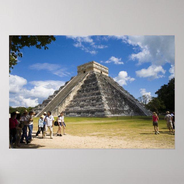 Póster México, Quintana Roo, cerca de Cancún, Chichen 4 (Frente)