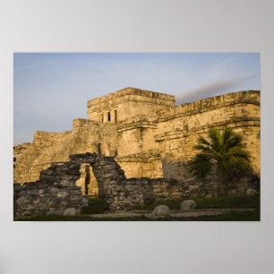 Póster México, Quintana Roo, Península de Yucatán,